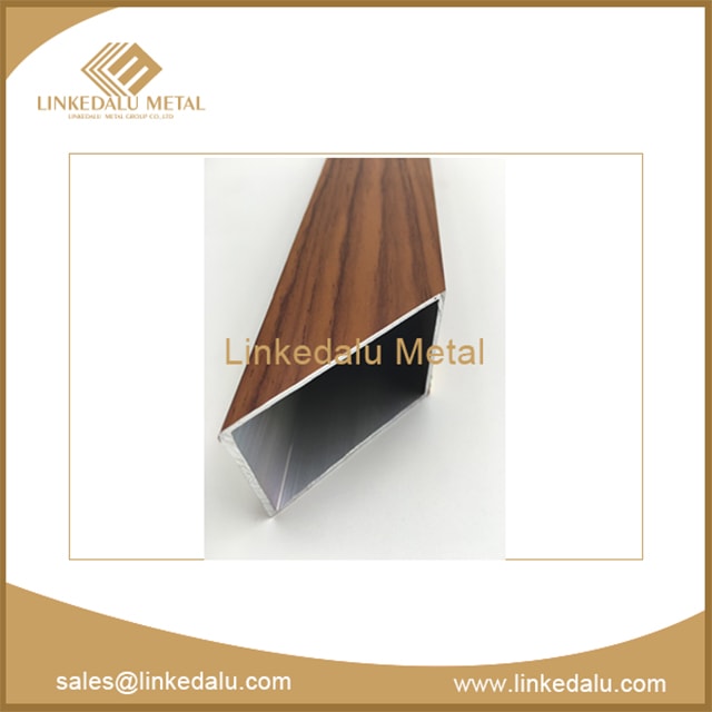 Aluminum door and window profiles (wooden color wooden paper heat transfer)