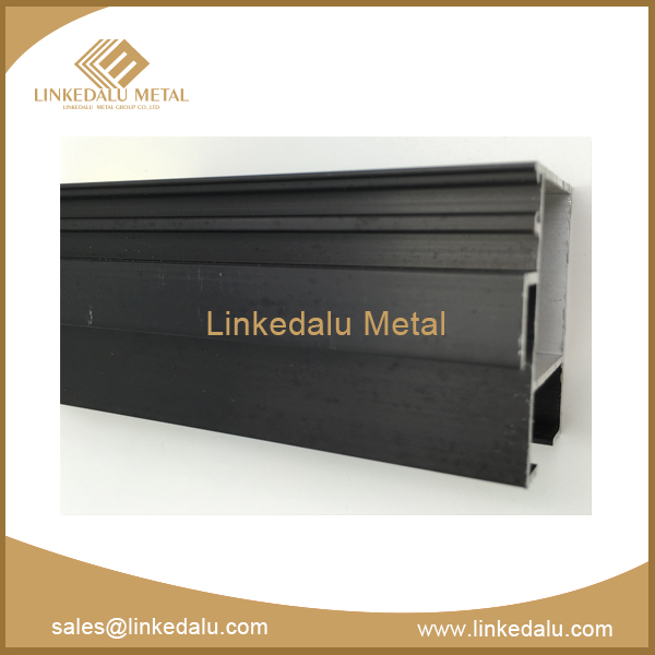 Anodized Aluminum Profile, Black Anodized, BL0010