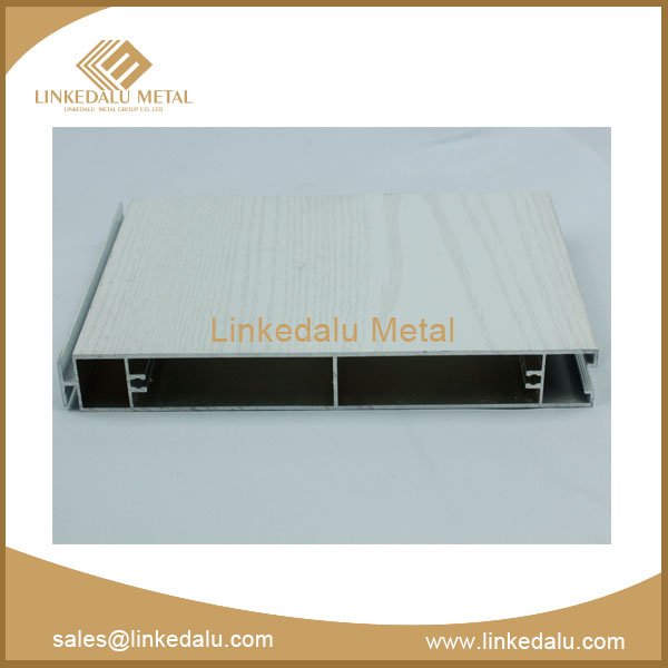 Aluminium Heatsink Extrusion, Wooden Grain, WD0002