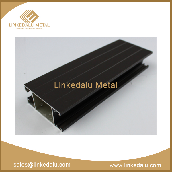 Anodized Aluminum Profile, Black Anodized, Bl0002