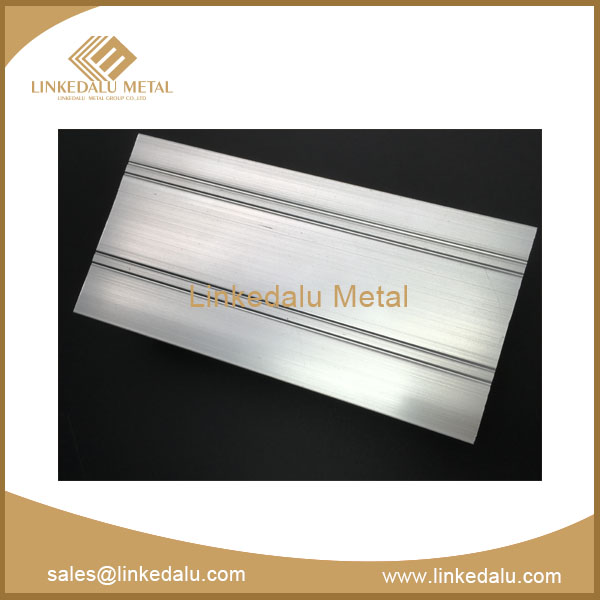 Anodized Industrial Aluminum Profile, Silver Anodized, SA0005