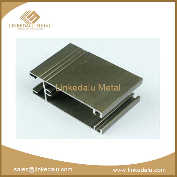 Anodized Industrial Aluminum Profile, Bronze Anodized, BR0006