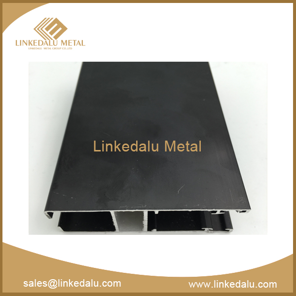 Anodized Aluminum Profile, Black Anodized, BL0007