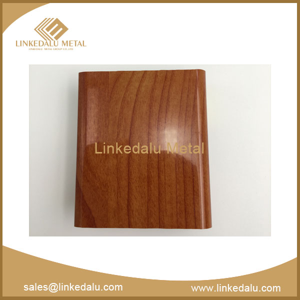 Heatsink Extruded Aluminium Profile Manufacturers, WD0007, Wooden Grain