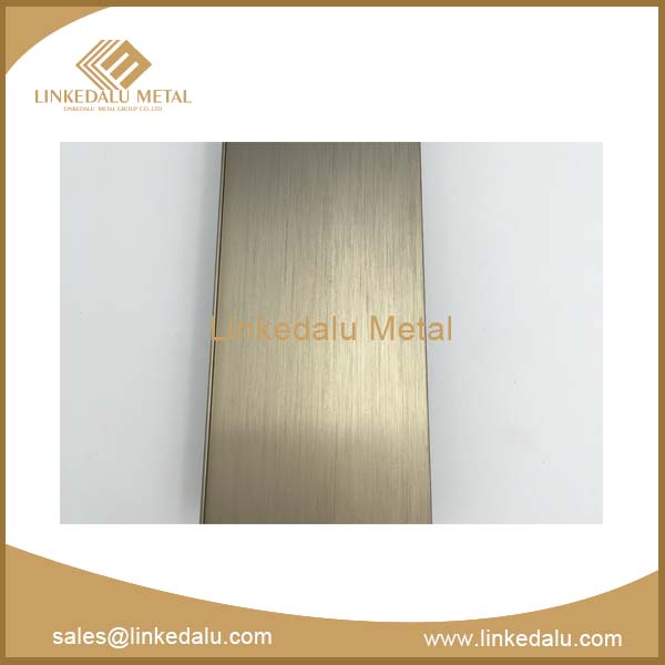 Anodized Aluminum Profile, Bronze Anodized, BR0008