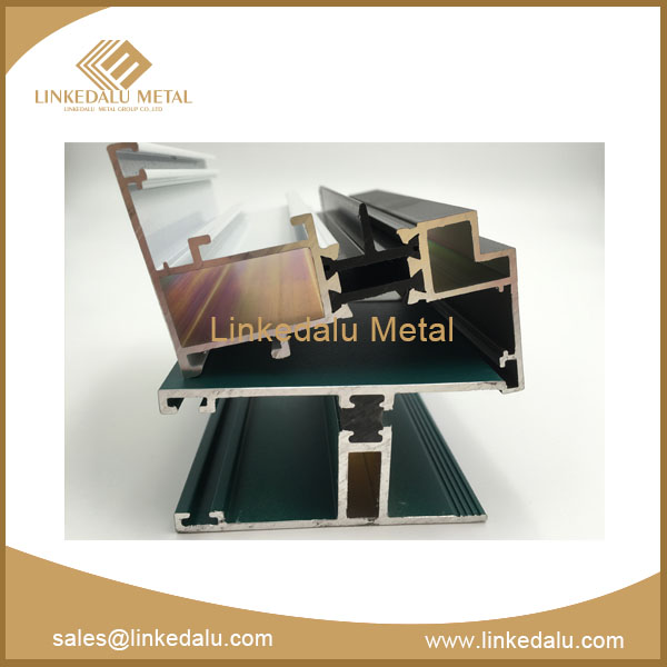 Anodized Industrial Aluminum Profile, Thermal Break, TB0009