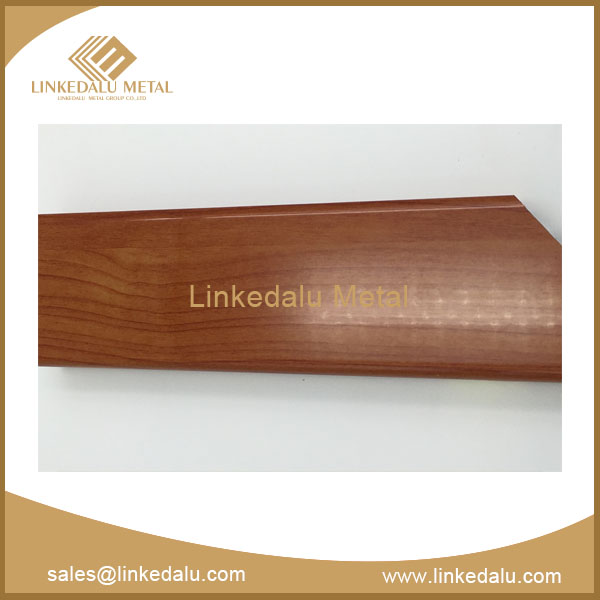 Wooden Grain, Heatsink Extruded Aluminium Profile Manufacturers, WD0009