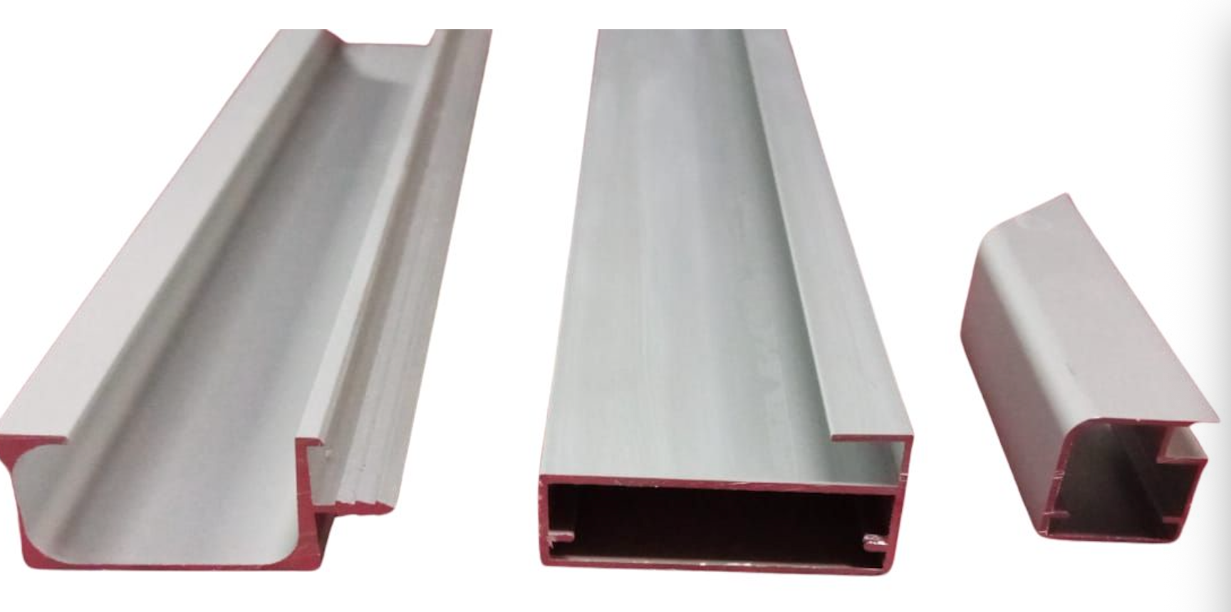 Mill finish furniture aluminum profiles before anodizing
