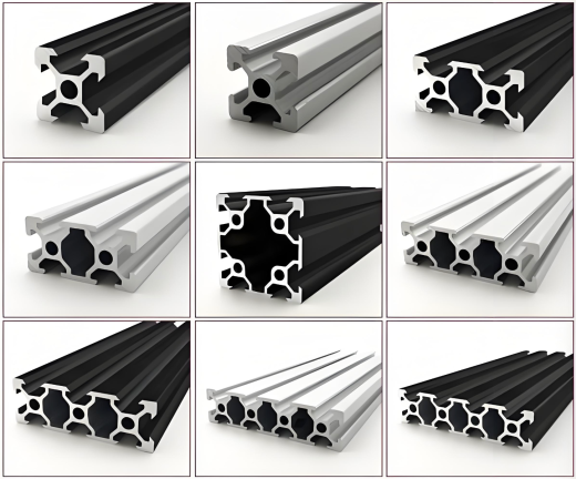 T-Slot and V-Slot Aluminum Extrusions
